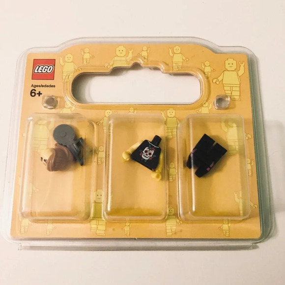 Lego Custom Minifigure  Punk Rock Band Girl White Skull Mini Figure - Picture 2 of 15